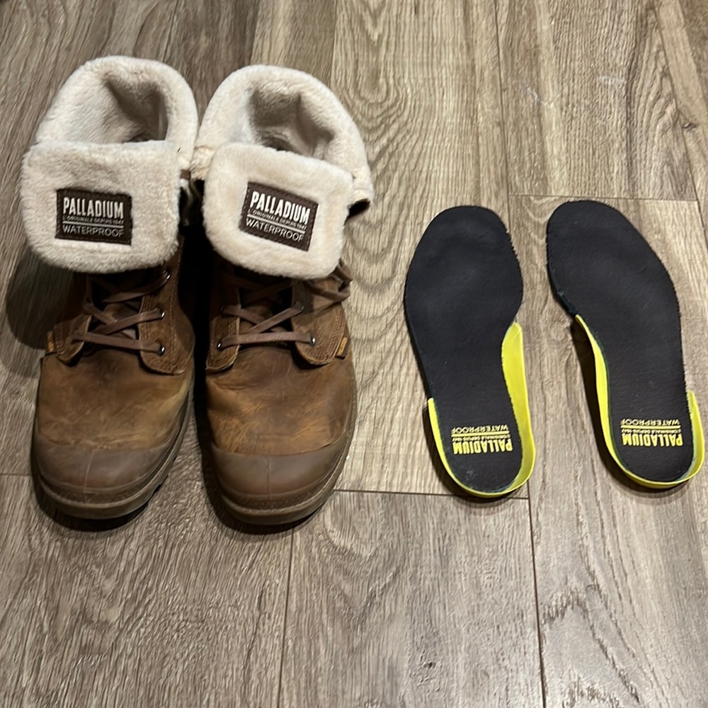 Palladium Waterproof Baggy Leather Winter Boots